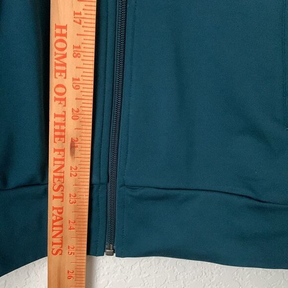 Zella 2-Pc Set Teal Jacket/Pants with White Accents Pockets Men’s Size S - Picture 6 of 15